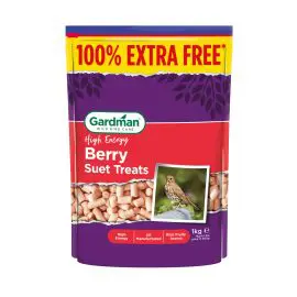 Gardman Berry Flavoured Suet Treats 500g+100% Extra Free